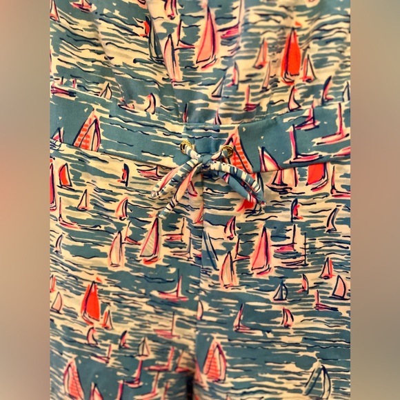 Lilly Pulitzer sailboat pattern romper - Picture 5 of 5